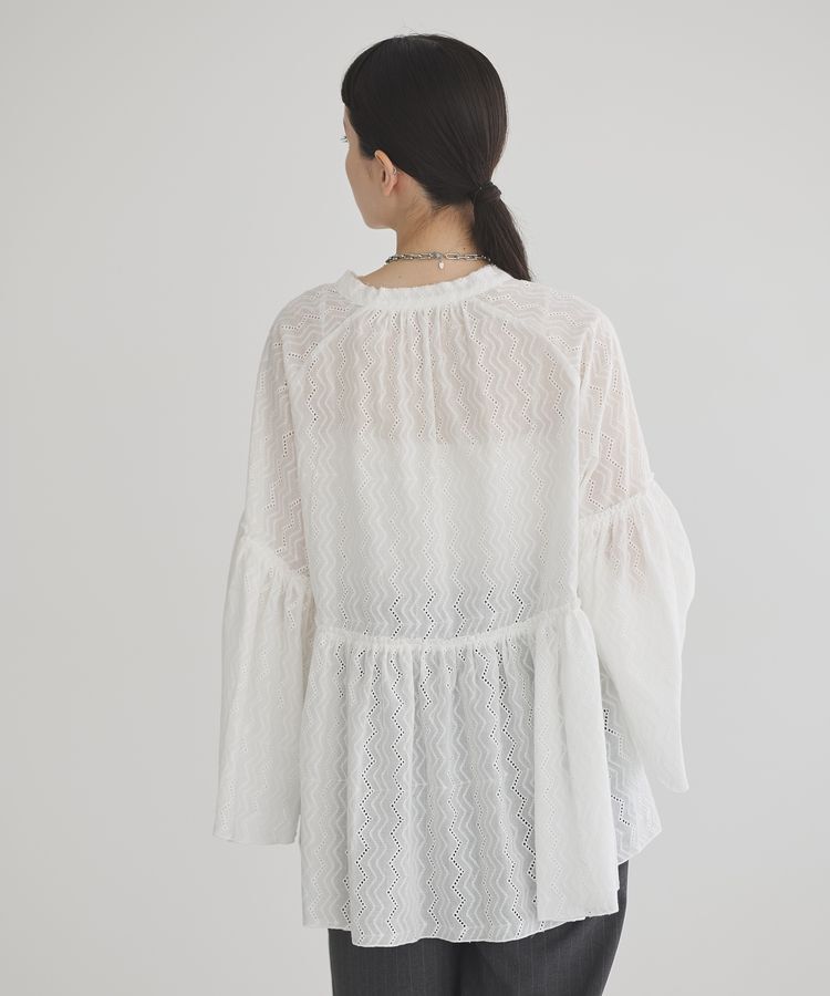 GARAGE OF GOOD CLOTHING「レースギャザーブラウス」|シャツ・ブラウス|
