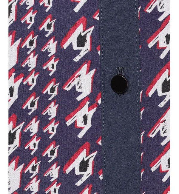 allureville「バイヤスチドリプリントノースリーブシャツワンピース」|ワンピース|