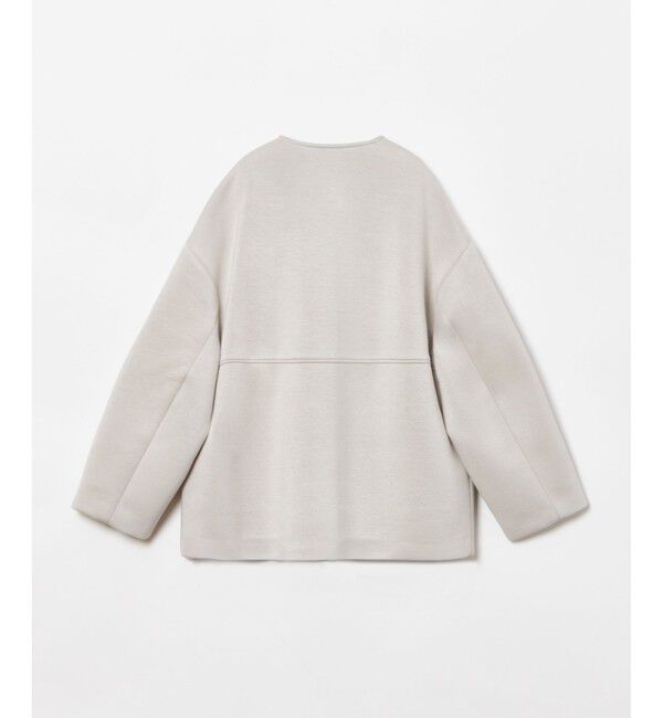 allureville「レーヨンボンディングノーカラージャケット」|ノーカラージャケット|