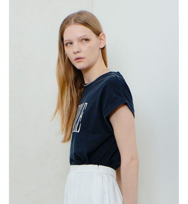 allureville「ピグメントダイターンバックスリーブ T」|Tシャツ・カットソー|