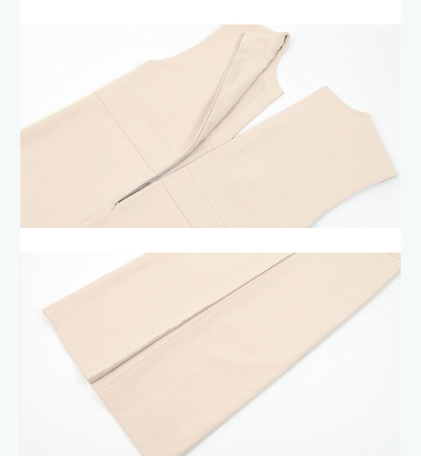 ur's「キーネックフロントタックジャンパースカート」|ワンピース|