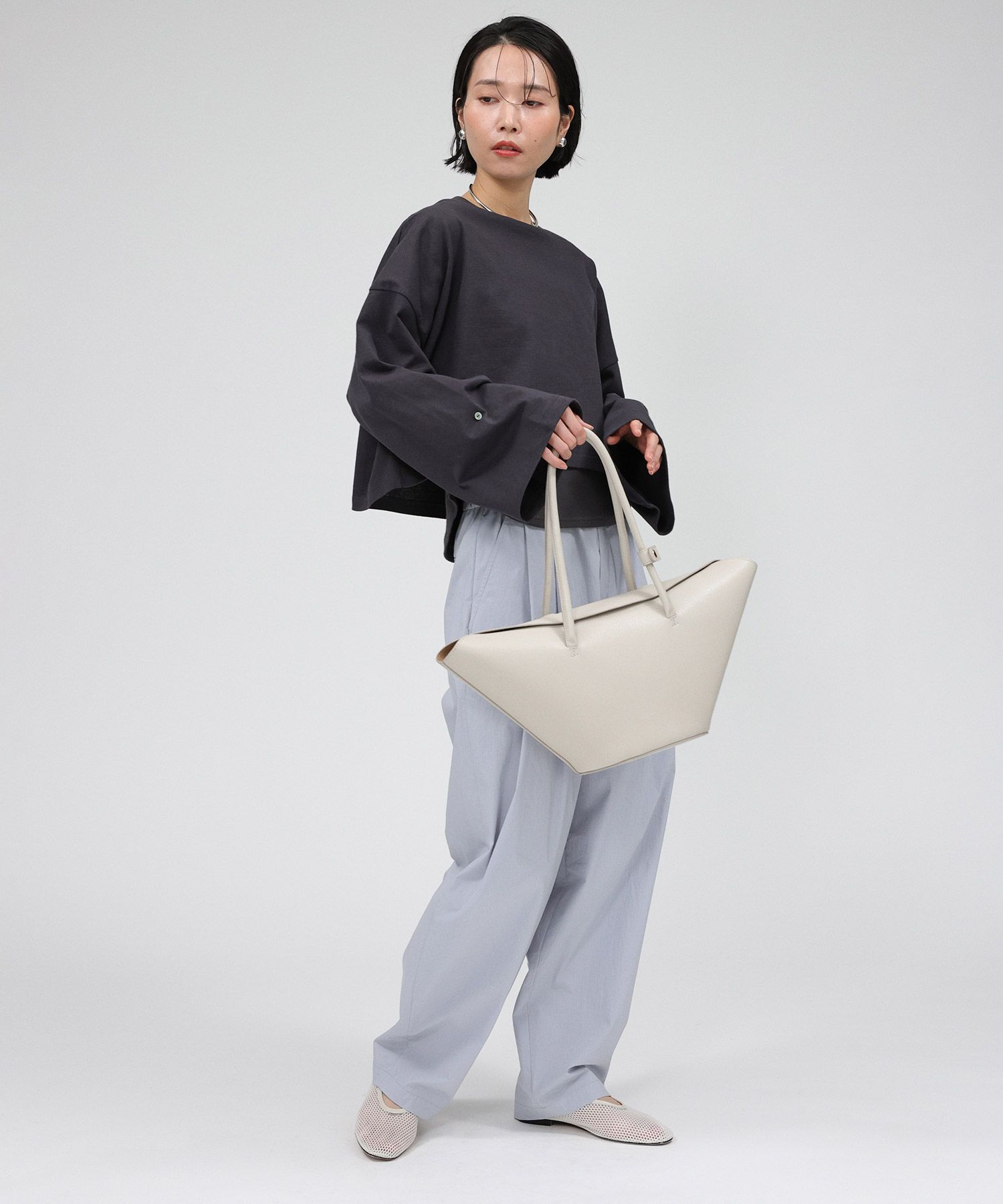 BABYLONE「ﾜｲﾄﾞｼｮｰﾄT/ﾀﾝｸｾｯﾄ」|Tシャツ・カットソー|