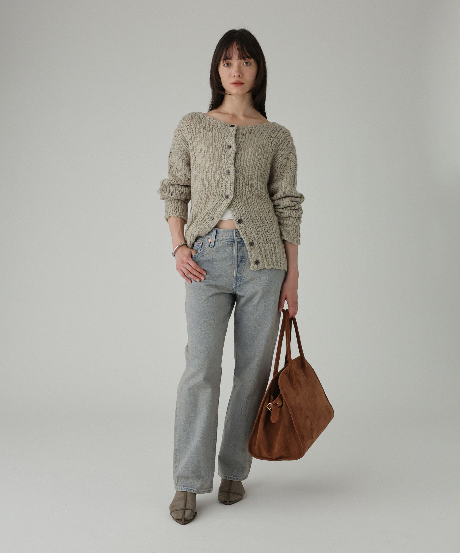 BABYLONE「ローゲージニット2WAYプルオーバー」|ニット・セーター|