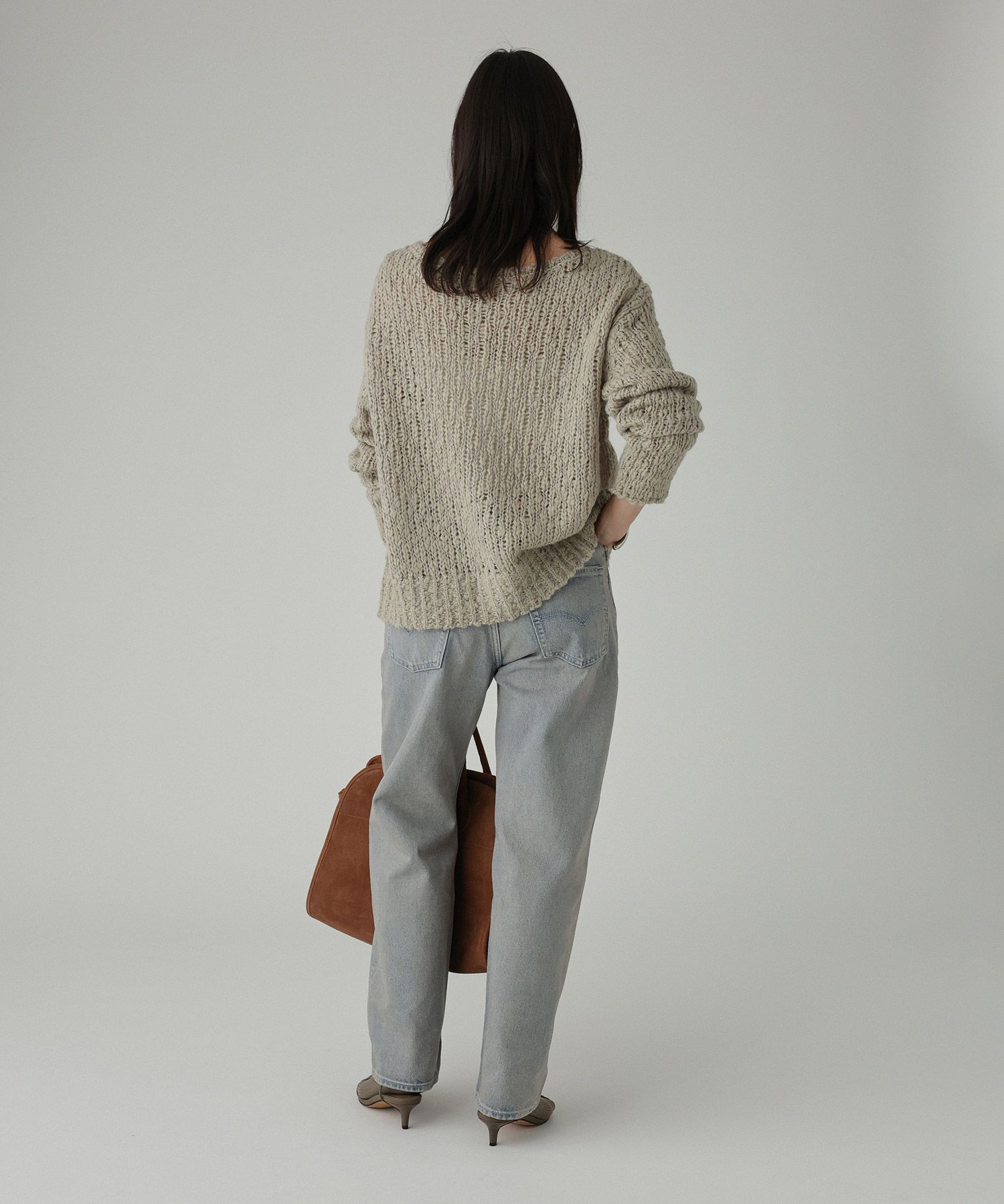 BABYLONE「ローゲージニット2WAYプルオーバー」|ニット・セーター|