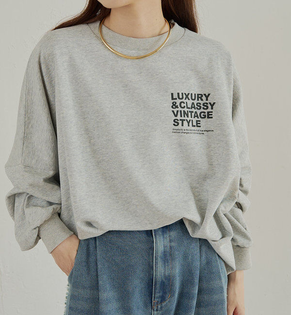  「接結BIGプルオーバー」|プルオーバー|グレー