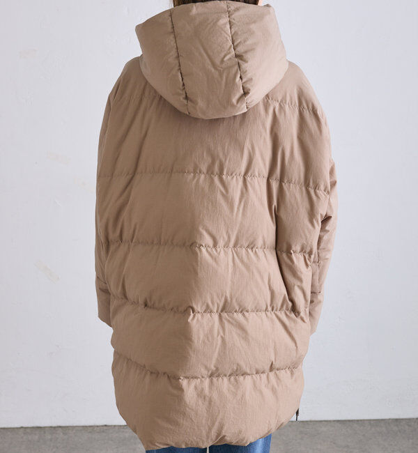  「【軽くて暖かいが叶う♪】フレンチダックダウンフードコート」|ダウン|