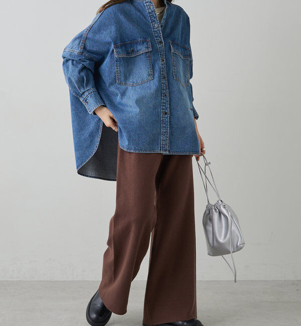  「ミラノリブニットフレアパンツ」|その他|