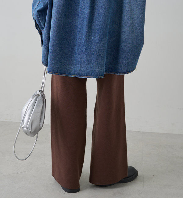  「ミラノリブニットフレアパンツ」|その他|