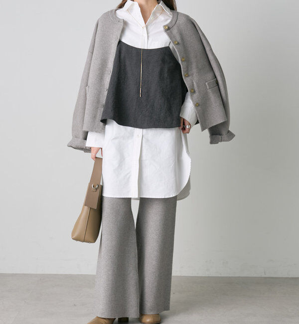  「ミラノリブニットフレアパンツ」|その他|