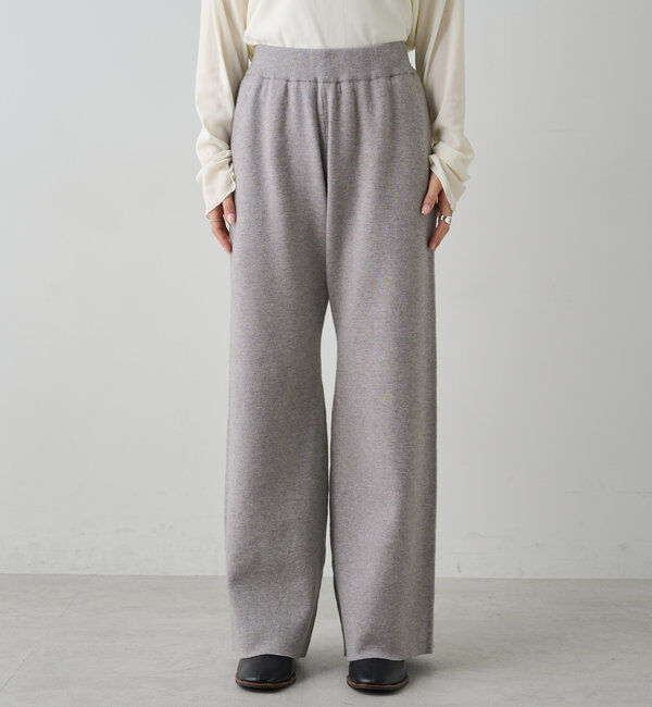  「ミラノリブニットフレアパンツ」|その他|