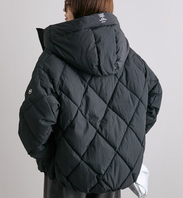  「リサイクルダウンジップアップフードジャケット」|テーラードジャケット|