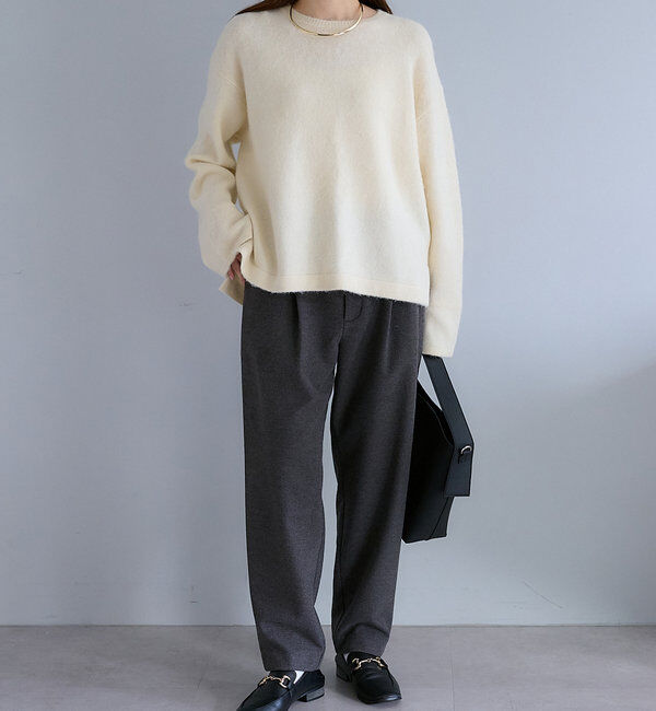  「【Du noir】FOX混袖口スリットニット」|ニット・セーター|