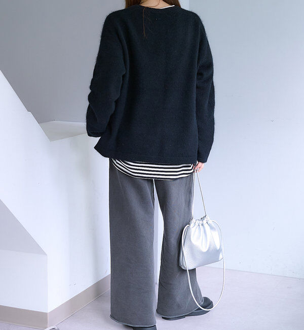  「【Du noir】FOX混袖口スリットニット」|ニット・セーター|