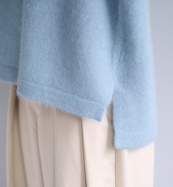  「【Du noir】FOX混袖口スリットニット」|ニット・セーター|