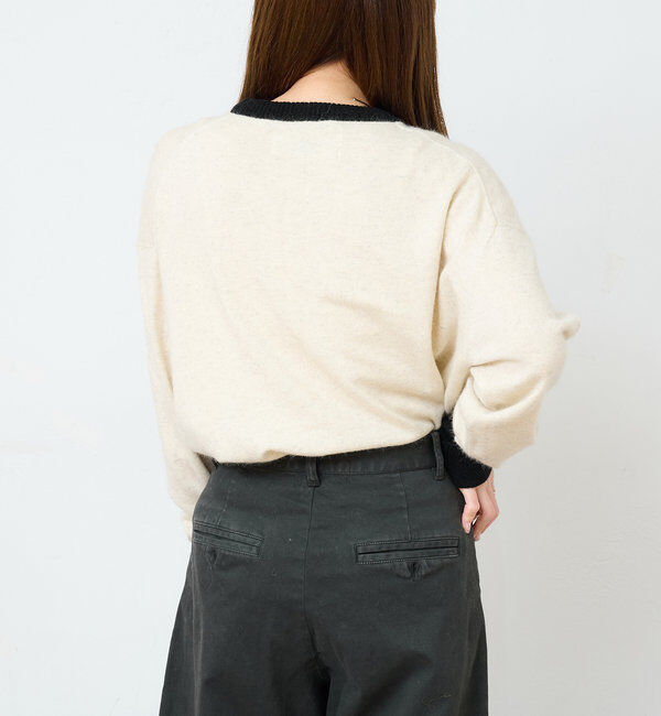  「インターシャロゴニットプルオーバー」|ニット・セーター|