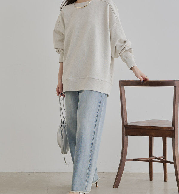 「【WEB限定カラーあり】シンプル裏毛スウェットプルオーバー」|スウェット・ジャージ|