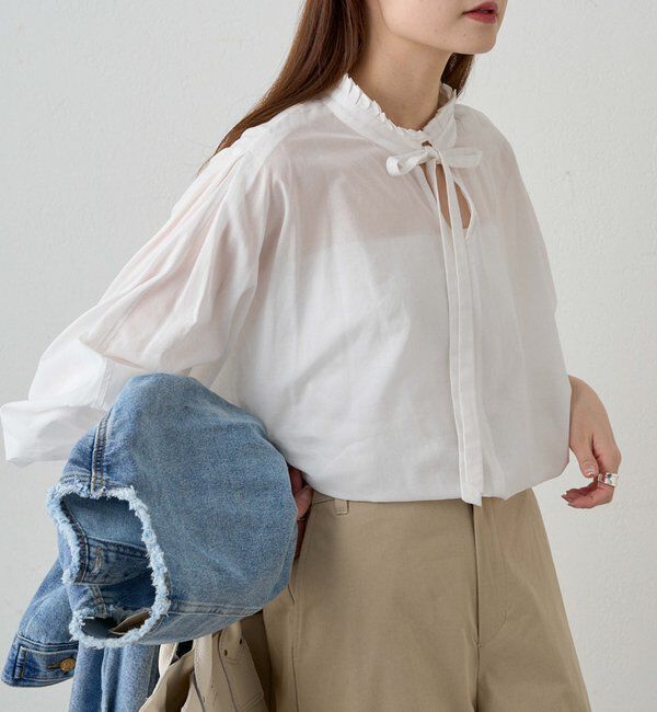  「ボウタイブラウス」|プルオーバー|