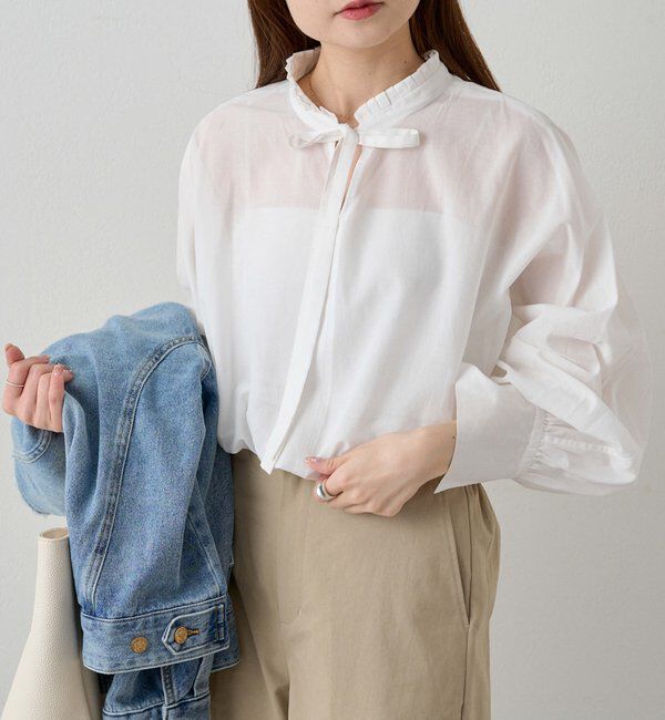  「ボウタイブラウス」|プルオーバー|