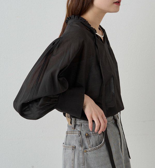  「ボウタイブラウス」|プルオーバー|