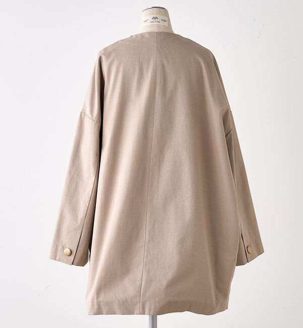  「ノーカラーコクーンシルエットコート」|その他|