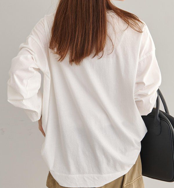  「コットンガーゼフォトプリントカットソー」|Tシャツ・カットソー|