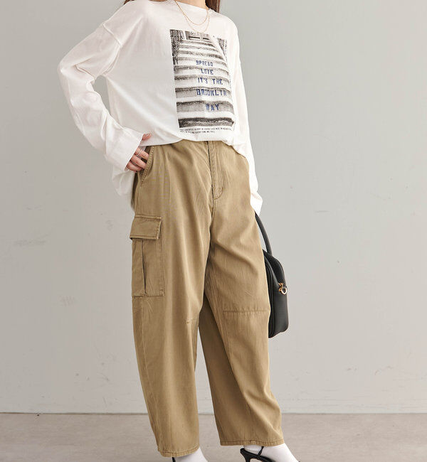  「コットンガーゼフォトプリントカットソー」|Tシャツ・カットソー|