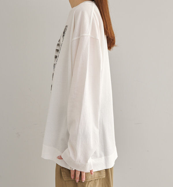  「コットンガーゼフォトプリントカットソー」|Tシャツ・カットソー|