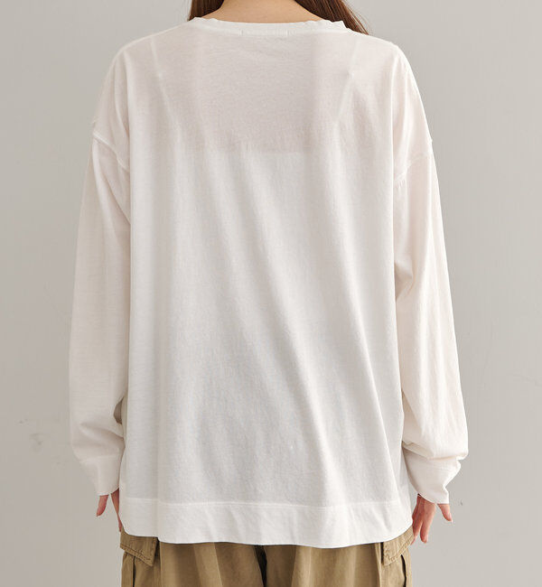  「コットンガーゼフォトプリントカットソー」|Tシャツ・カットソー|