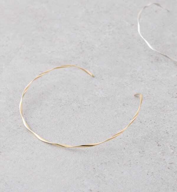  「ツイストメタルチョーカー」|ネックレス|