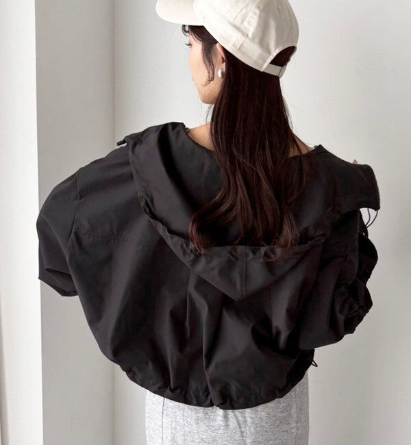  「ドロストショートマウンテンパーカー」|ダウンベスト・ベスト|