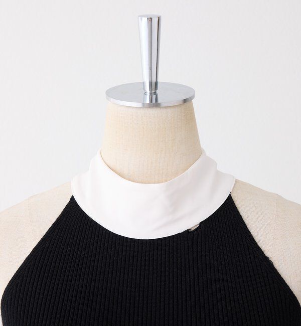  「【Mode Ribbon Collection】ボウタイアメスリニットワンピ」|ワンピース|