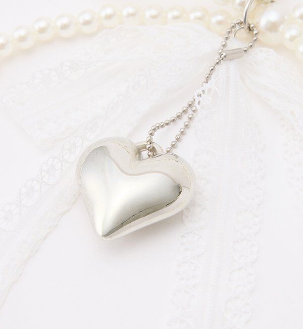  「ホワイトレースリボンチャーム」|その他|