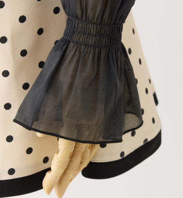  「【Occasion Collection】袖取り外し可能ミニワンピース」|ワンピース|