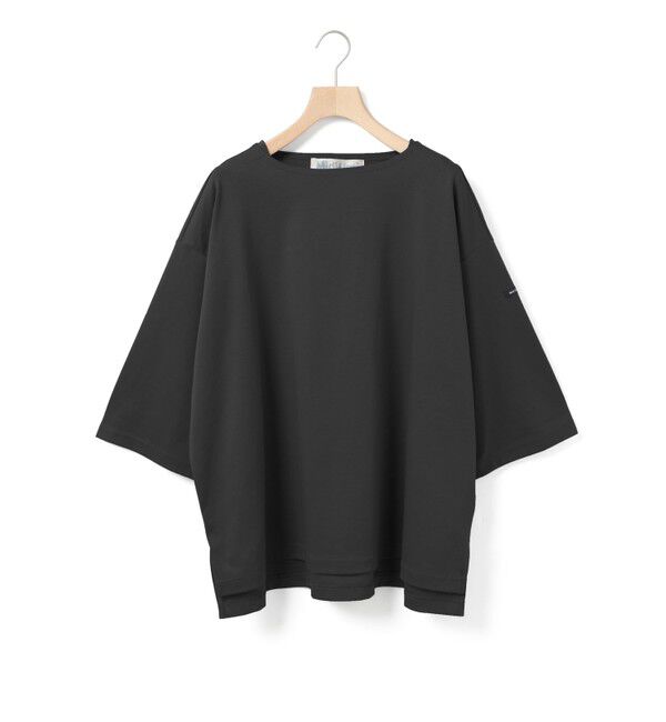 MidiUmi「MidiUmi 7分袖ワイドプルオーバー」|Tシャツ・カットソー|ブラック