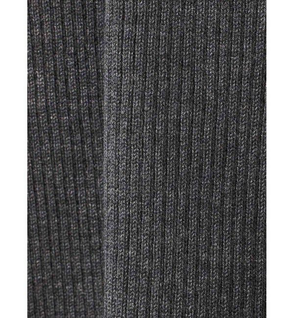 MIDIUMISOLID「MIDIUMISOLID for Ladies Vネックリブカーディガン」|ニット・セーター|