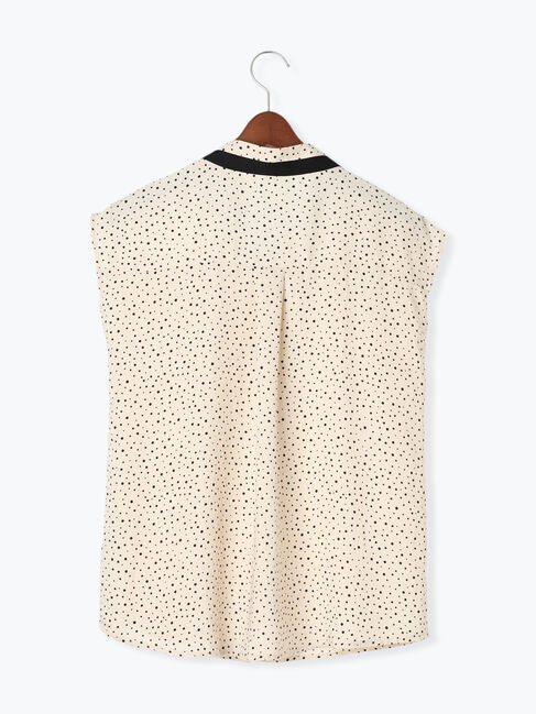 Te chichi「配色リボンドットアソートブラウス」|シャツ・ブラウス|