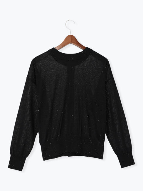 Te chichi「スパンコール2wayニット」|カーディガン|