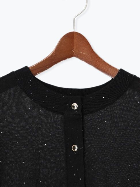 Te chichi「スパンコール2wayニット」|カーディガン|