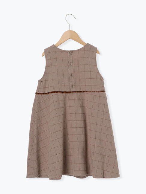 Samansa Mos2 Lagom「ウィンドウペンチェックジャンパースカート」|スカート|