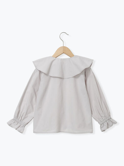 Samansa Mos2 Lagom「ビッグカラーブラウス」|シャツ・ブラウス|