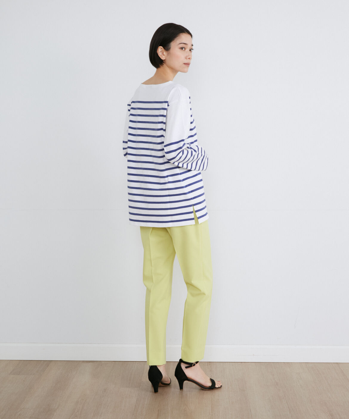 INED「《SUPERIOR CLOSET》JEANNEパネルボーダービッグTシャツ《Le minor》」|Tシャツ・カットソー|