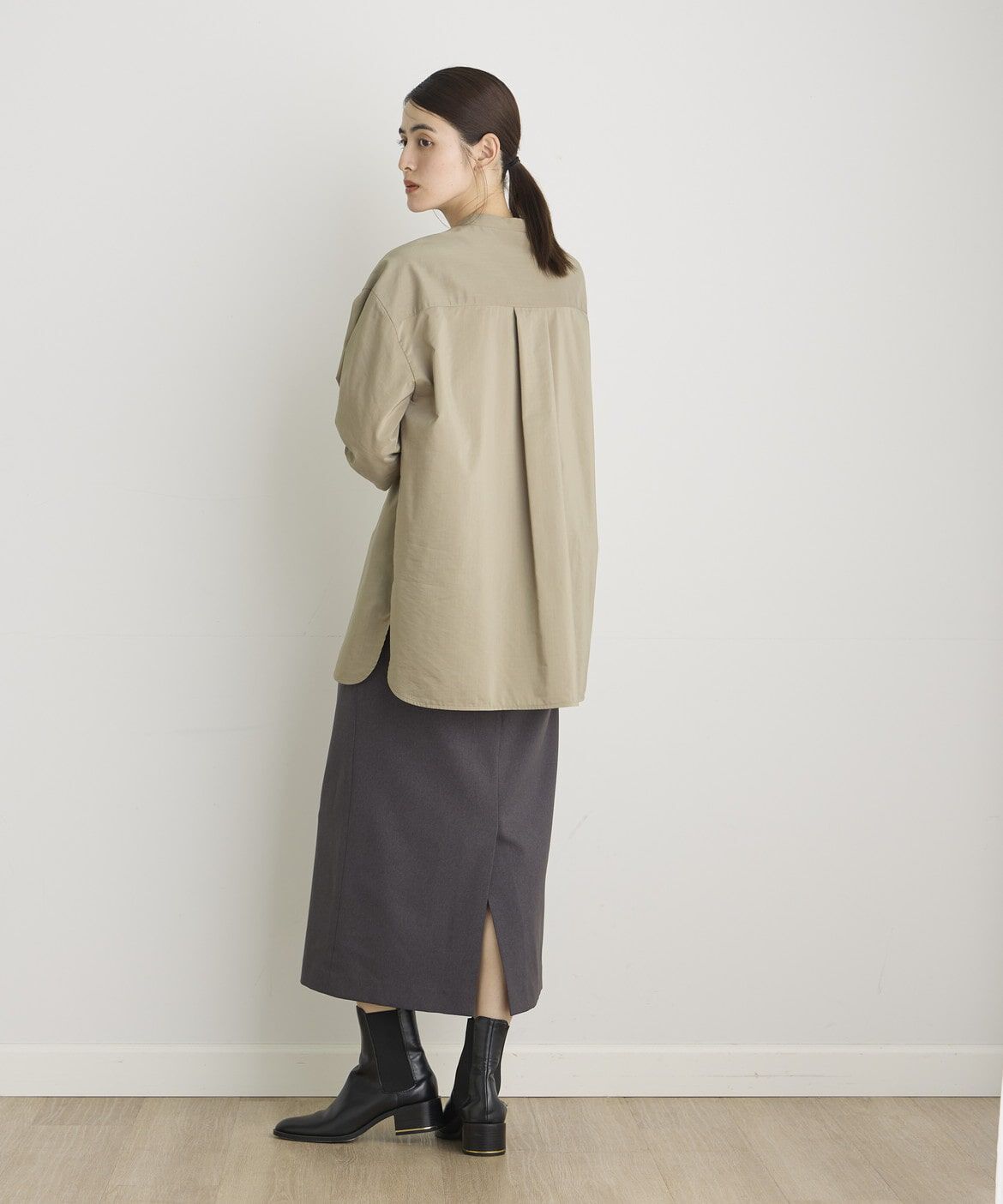 DAY by DAY it&rsquo;s international「ウールライクセミタイトスカート」|タイト|