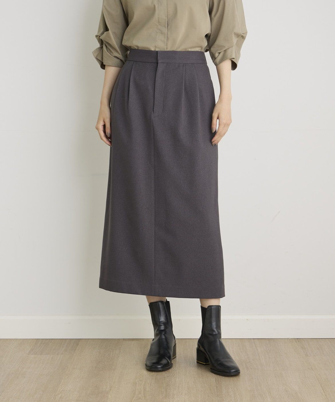 DAY by DAY it&rsquo;s international「ウールライクセミタイトスカート」|タイト|ミディアムグ 2
