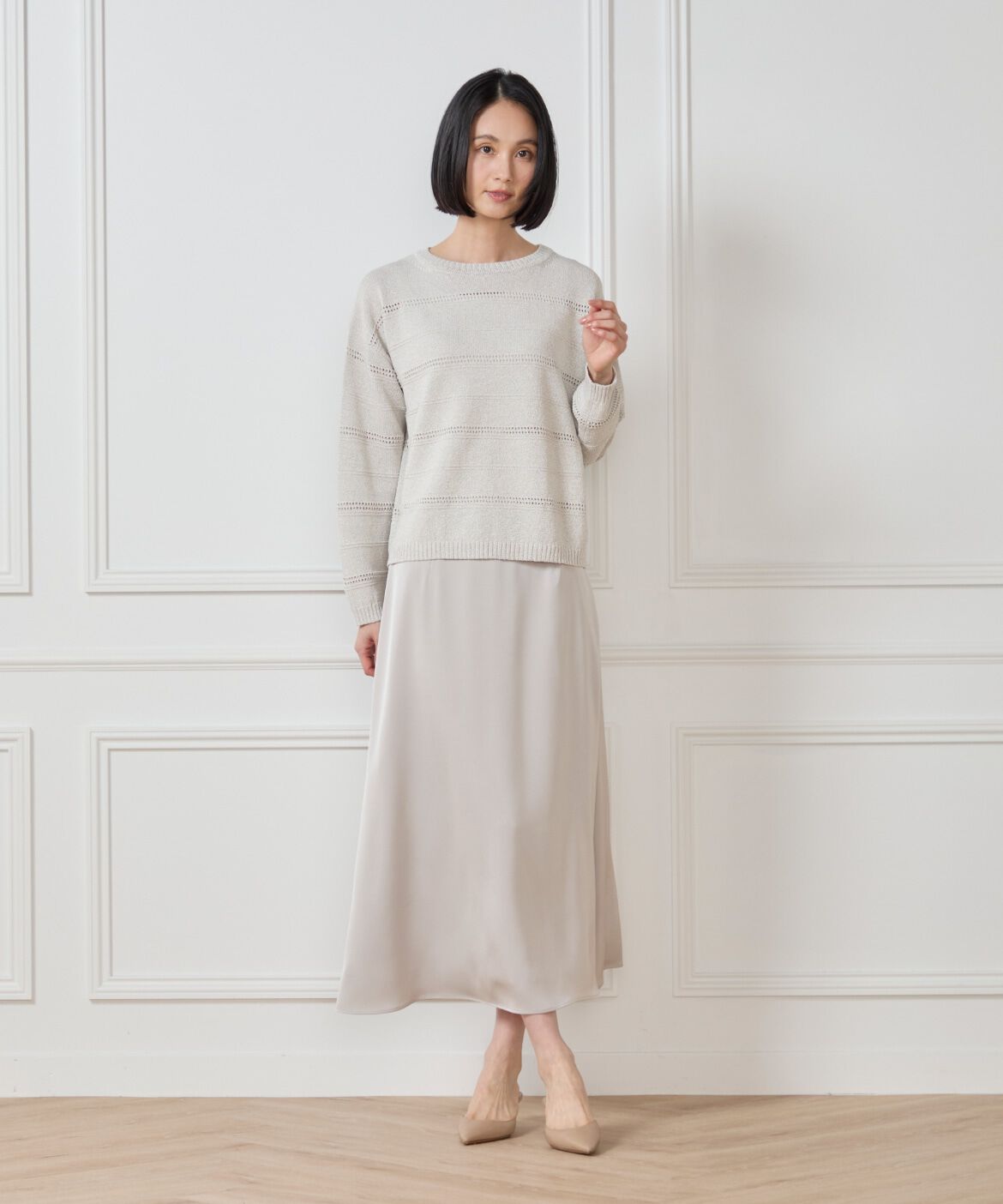 7-IDconcept.「ボートネックニット」|ニット・セーター|