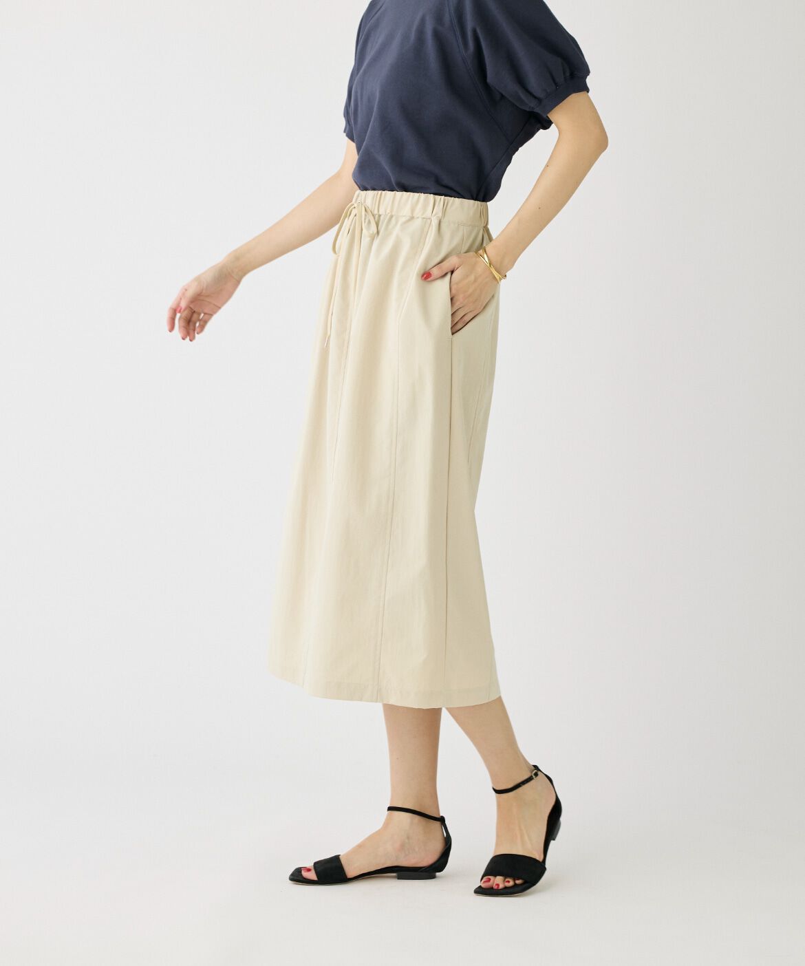 I.T.'S international「ドローコードギャザータイトスカート」|スカート|