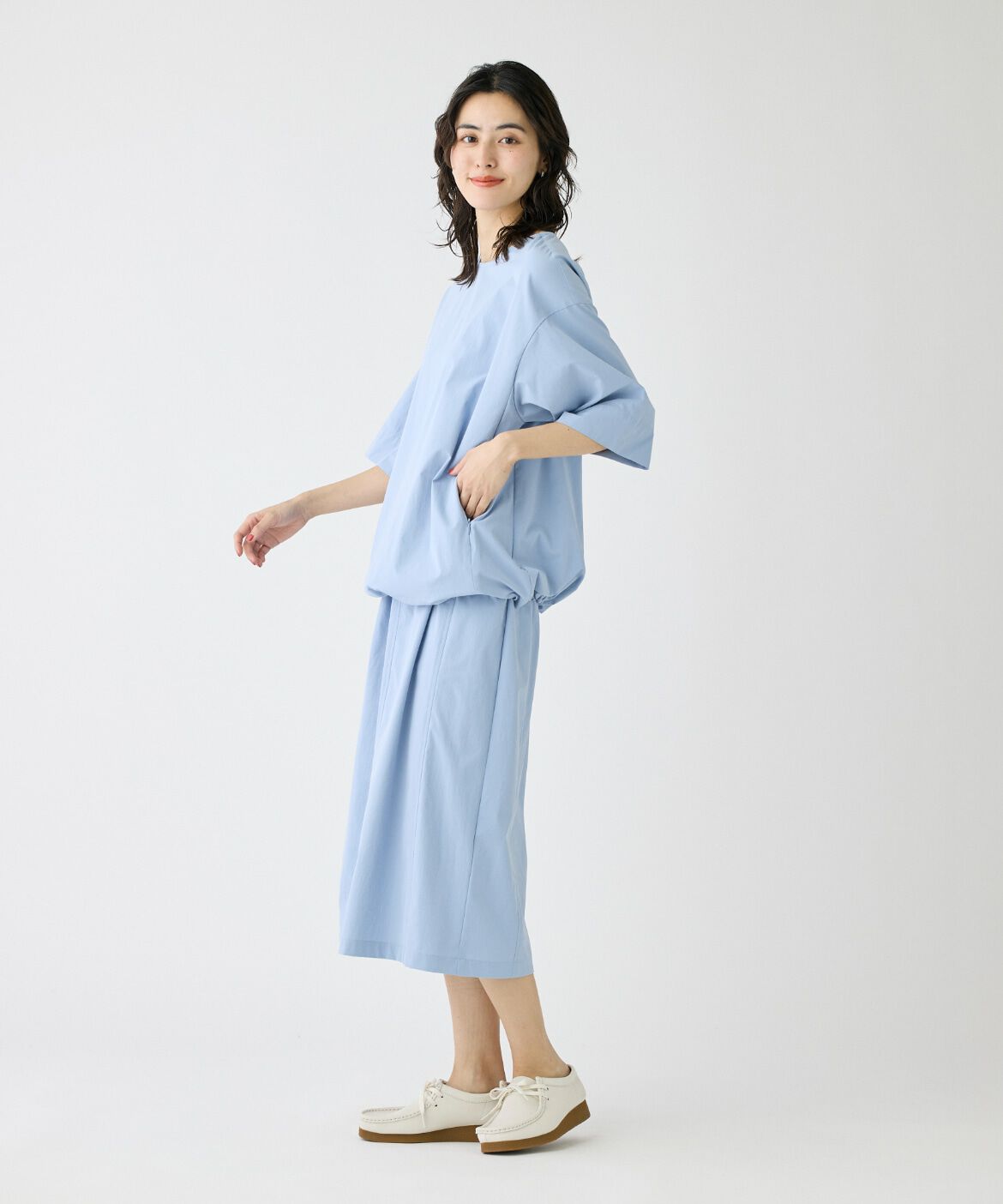 I.T.'S international「ドローコードギャザータイトスカート」|スカート|