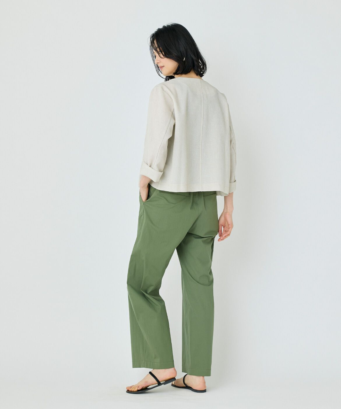 7-IDconcept.「カラミノーカラージャケット」|ノーカラージャケット|