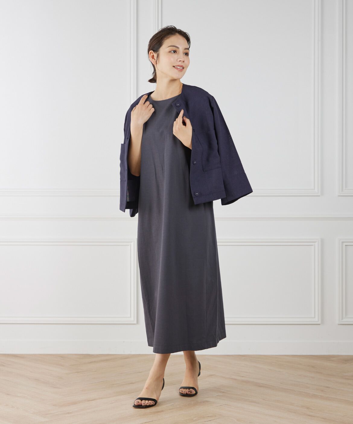 7-IDconcept.「カラミノーカラージャケット」|ノーカラージャケット|