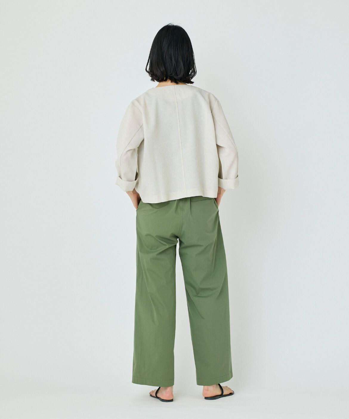 7-IDconcept.「カラミノーカラージャケット」|ノーカラージャケット|