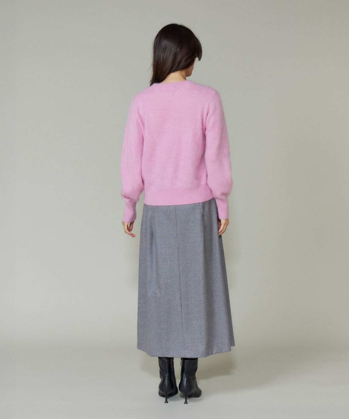 la veille by SUPERIOR CLOSET「《大きいサイズ》カシミヤタックプルオーバー」|ニット・セーター|